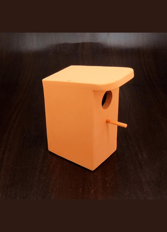 Шпаківня садова з дерева Жайворонок грейпфрут (СКВ-001254) No Brand (328605616)