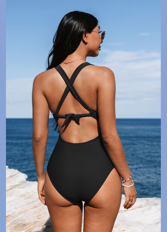 Черный летний купальник CUPSHE