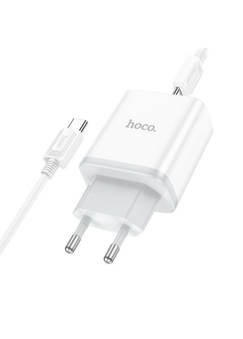 Мережевий зарядний пристрій C105A Stage PD20W QC3.0 Type-C to Type-C Hoco (365288550)