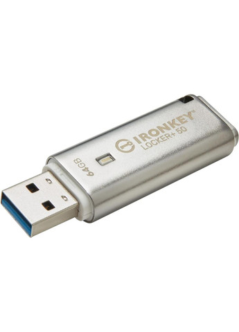 Флеш-накопичувач 64 GB з XTS-AES шифруванням для захисту даних (б\у) Kingston (300657353)