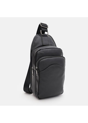 Мужской кожаный рюкзак через плечо K1a1003bl-black Borsa Leather (304265731)