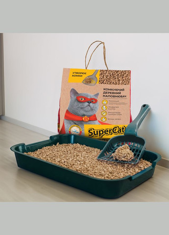 Наполнитель Комкующийся 2,1 кг SuperCat (328647223)