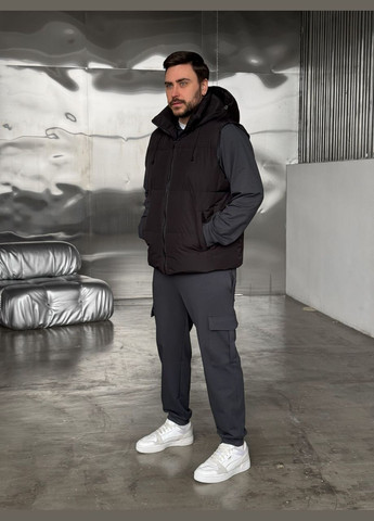 Комплект жилетка чорний Easy + костюм Jack на блискавці чорний No Brand (329995329)