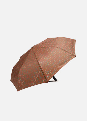 Коричнева жіноча напівавтоматична парасолька колір коричневий цб-00264304 (308790625)