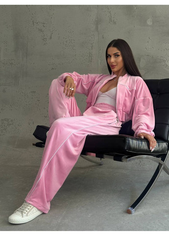 Костюм із велюру плюш — стильний та м’який (заміри в описі) GD/GL Модний простір (370147195)