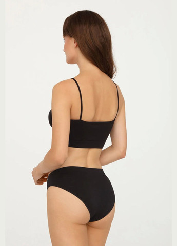 Чорний топ безшовний топ на тонких бретелях Gatta без кісточок