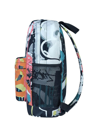Молодіжний текстильний рюкзак на одне відділення 17 л з барвистим принтом 1358 Bagland (305063423)