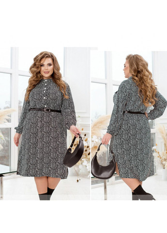 Чорно-білий сукня Liton