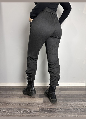 Женские тёплые штаны серые джогеры MKJL1121011-1 Modna KAZKA (277159953)