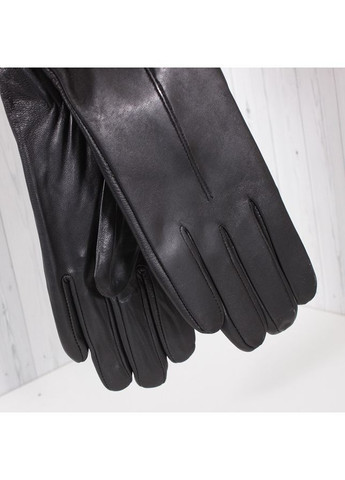 Рукавички жіночі шкіряні LM3512-1 демісезонні класичні чорні De Esse (368830351)