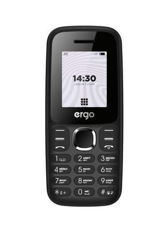 Телефон B184 чорний Ergo (282001358)