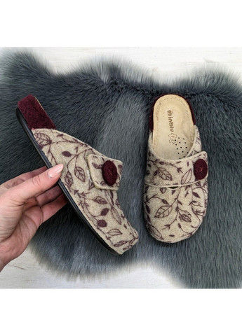 Тапочки домашні жіночі фетрові на широку ногу Inblu (311216631)