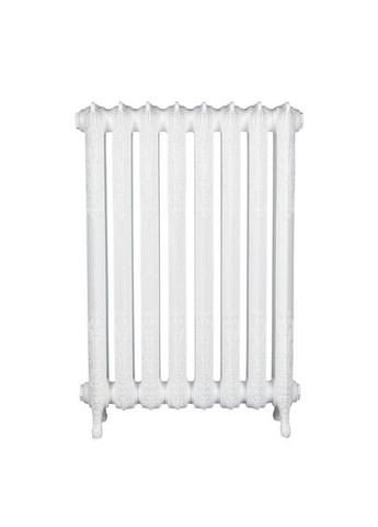 Чугунный ретро радиатор отопления, цвет белый мат. WarmWell Retrox 800 (346477107)
