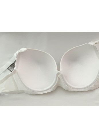 Білий бюстгальтер, з кісточкою, гладкий Biweier