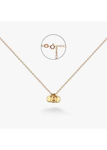 Срібне кольє з позолотою 925 Gold 40 см+5 см Skifska Etnika (364203021)