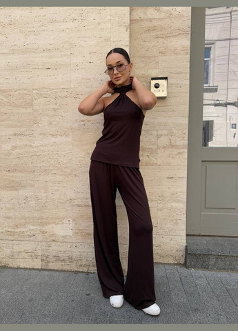 Комфортный летний костюм из натуральной дышащей ткани Adelante (334577326)