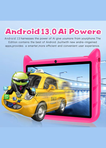 Планшет детский Q Kids Tablets 4/64 Гб Розовый No Brand (299330185)