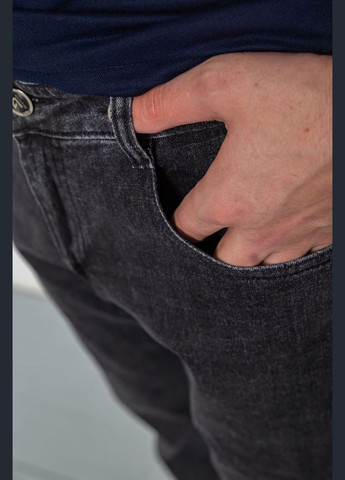 Серые демисезонные прямые джинсы мужские серые однотонные размер 30 (sku_244rw102) Ager