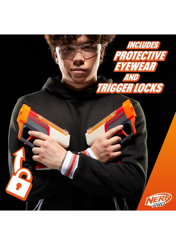Набор Нерф Гелфаер о дуо с 2 бластерами Nerf Pro Gelfire Dual Wield Pack F8087 Mattel (372125283)