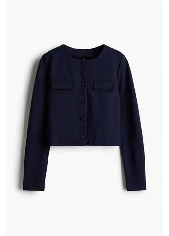 Бесцветный женский жакет укороченный H&M - демисезонный