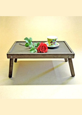 Столик-поднос для завтрака из дерева Орегон мокко (СТП-000110) No Brand (327860175)