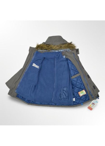 Сіра зимня куртка зимова на хллопчика quadrifoglio wild life синяя (0078) Quadri foglio