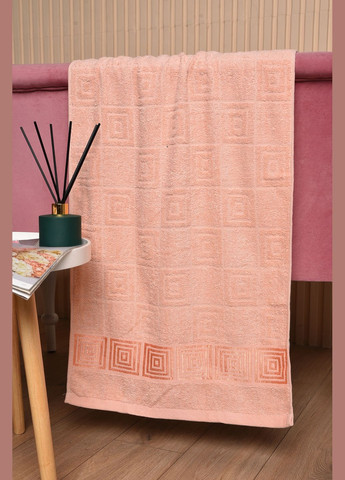 Let's Shop полотенце для лица махровое персикового цвета однотонный персиковый производство - Турция
