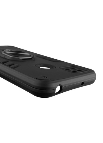 Чехол для телефона Redmi 9C бронированный с магнитным кольцом-держателем на сяоми редми 9с чёрный Xiaomi (366232597)