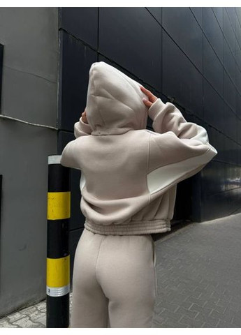 Женский теплый костюм, тринитка на флисе, размер (арт. 772EB) No Brand (364489333)