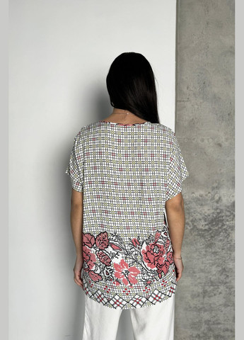 Стильна повсякденна блуза-туніка зі штапеля INNOE блуза-туніка (289977877)