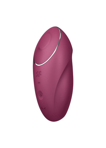 Вібростимулятор-пульсатор Tap & Climax 1 Red, ефект постукування пальцем, 2 мотори Satisfyer (322740466)