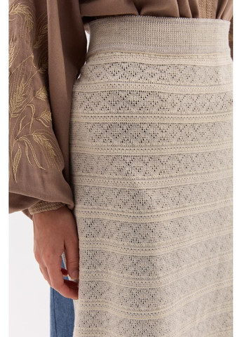 В'язаний жіночий фартух "Щебет" (75 см) MEREZHKA (366081709)