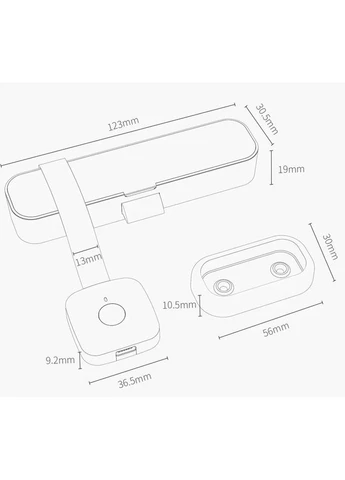Розумний меблевий замок Xiaomi Fingerprint Drawer Cabinet Lock (ZNGS06YSB) [59028] Yeelock (401538484)