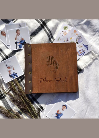 Крафтбук "ВІДБИТОК" 23x23 із темною обкладинкою та бежевими сторінками Your Magnets (336954815)