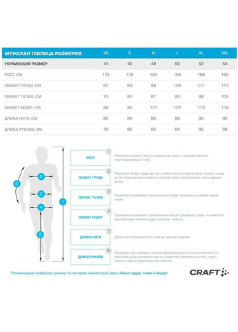 Комплект вовняної термобілизни чоловічої теплої Craft ADV Wool Merino 240 Set (372147456)