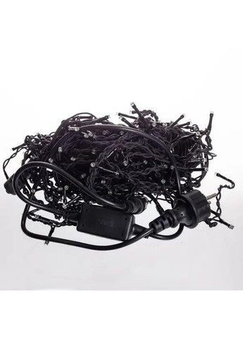 Уличная гирлянда бахрома 12 м 200 led черный провод черный провод Белый 12MBW Garlando (370373399)