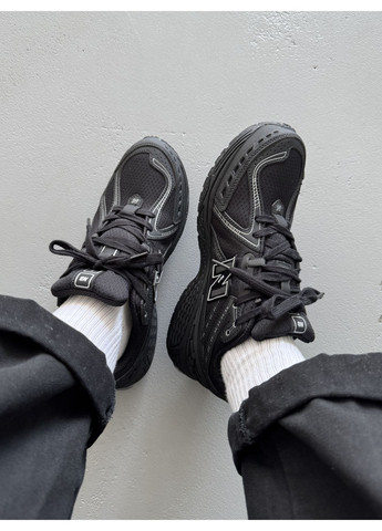 Чорні Осінні кросівки чоловічі new balance 1906r cordura black silver termo | нью беланс 1906r чорні No Brand