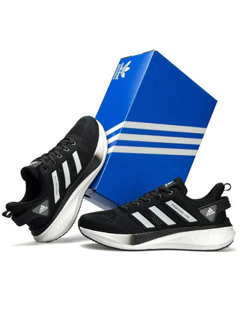 Чорно-білі Осінні кросівки чоловічі adidas black white No Brand Profoam Lite