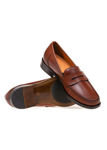 Коричневые туфли лоферы c00c-a532-1738-00p28 Conhpol