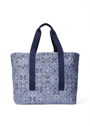 Сумка Reversible Canvas Tote Bag синя Victoria's Secret (289727847)