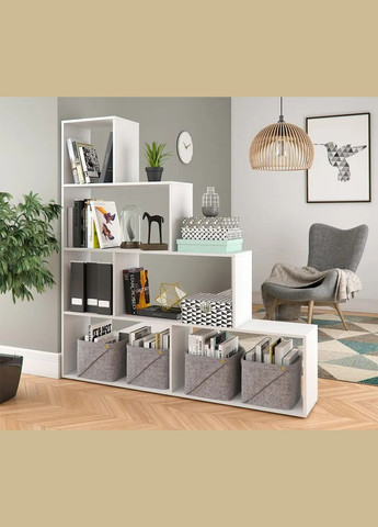 Полка для книг, стеллаж для дома Id A-0057 В1634*Ш1552*Г290 Forte (313587550)