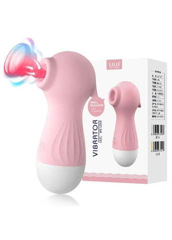 Кліторальний вакуумний вібратор Lilo, вібратор для сексу, стимулятор для клітора, сосків та шиї рожевий No Brand (316554567)