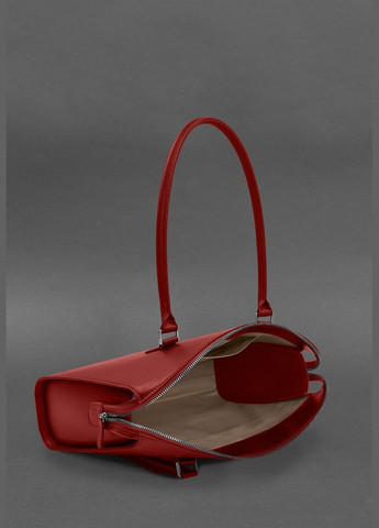 Женская кожаная сумка Business красный Краст (A-028517) BlankNote (327874054)