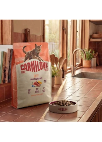 Корм сухой True Fresh Beef Kitten для котят говядина 400 г Carnilove (393552803)