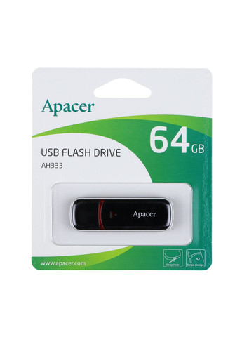 USB флеш-накопитель AH333 64gb Apacer (337994442)