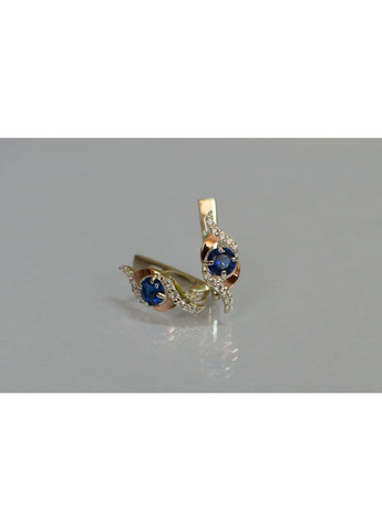 Серебряные серьги с золотыми накладками Silver Style (367112817)