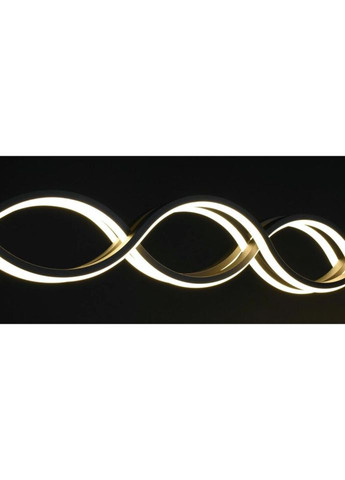 Люстра светодиодная подвесная LED светильник для квартиры на потолок лэд 27494 Черный 25-110х10х100 см. Sunnysky (324395867)