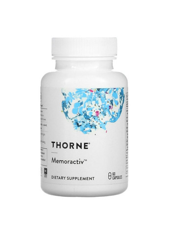 Натуральная добавка Memoractiv, 60 капсул Thorne Research (293480249)
