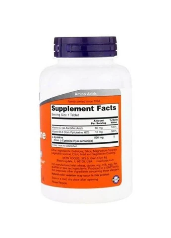 L-Cysteine 500 mg 100 Tabs Now Foods (362418826)