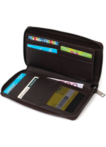 Большой мужской клатч с одним отделением из натуральной кожи с тиснением под крокодила 22028 Bond (298570809)